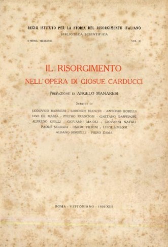 Il Risorgimento nell'opera di Giosuè Carducci