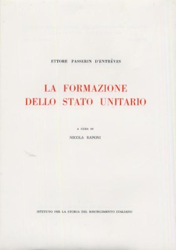 La formazione dello Stato unitario