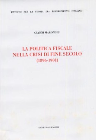 La politica fiscale nella crisi di fine secolo (1896-1901)