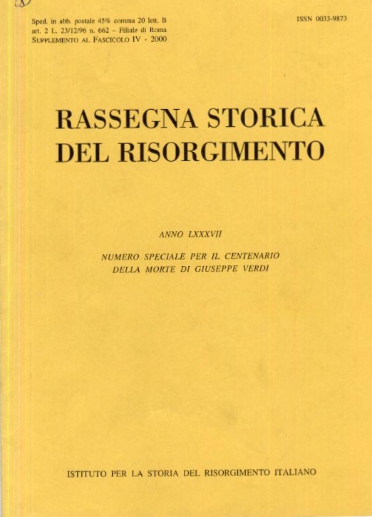 Viva V.E.R.D.I. Verdi, musica e Risorgimento (Marzo-ottobre 2001)