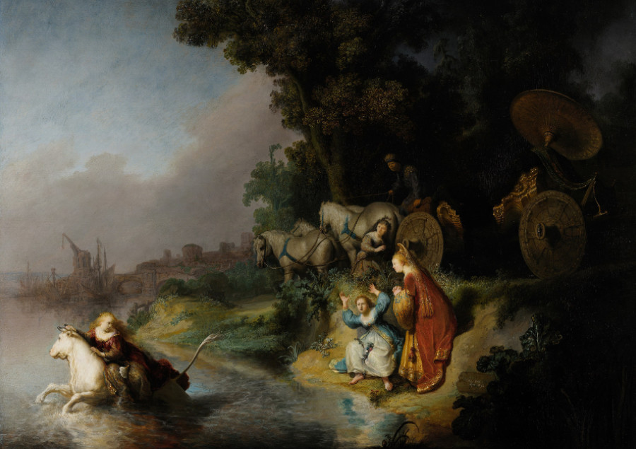 Rembrandt, il rapimento di Europa