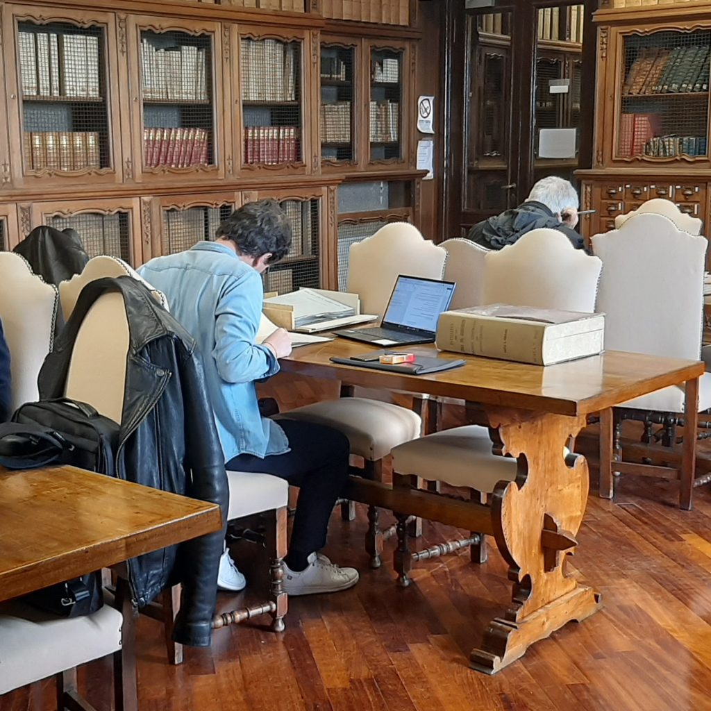La sala studio dell?Istituto del Risorgimento