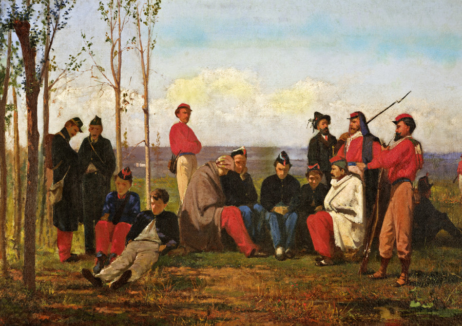 Prigionieri borbonici rive Volturno