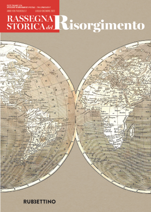 Copertina della Rassegna storica del Risorgimento. Luglio-Dicembre 2022
